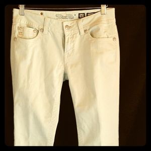 Size 30 Baby blue Miss Me skinny jeans